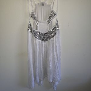 White Strappy Tank Top